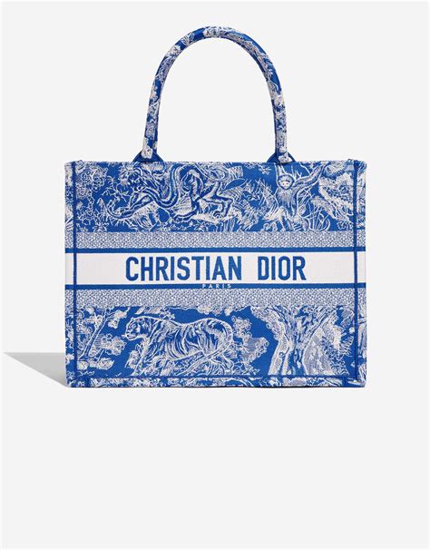 beachbag dior|christian Dior cloth tote bag.